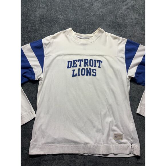 VTG REEBOK DETROIT LIONS Sweatshirt Mens L Gridiron Classic Y2K (yellowed neck) - Picture 1 of 7
